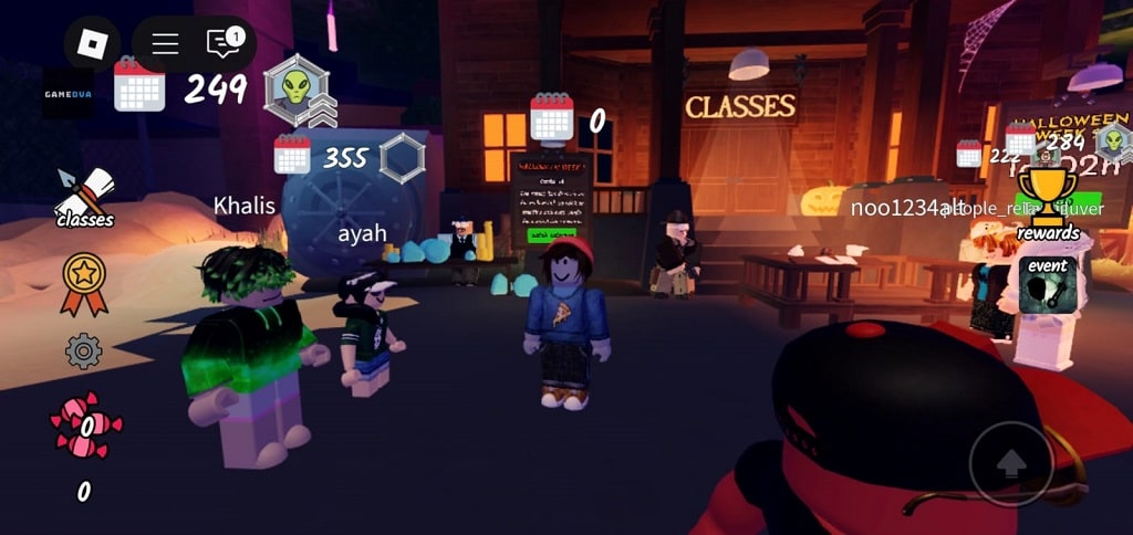 roblox mod apk gameplay screenshot