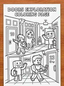 Roblox Coloring Pages 4 roblox coloring